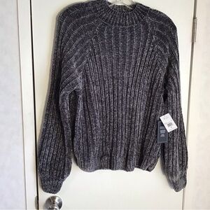 🔥Volcom She Savage Mock Neck Relaxed Fit Super Soft Ribbed Knit Sweater NWOT